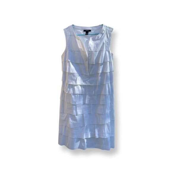 Alfani White Sundress- White- Knee Length- Size 6 - Picture 2 of 5